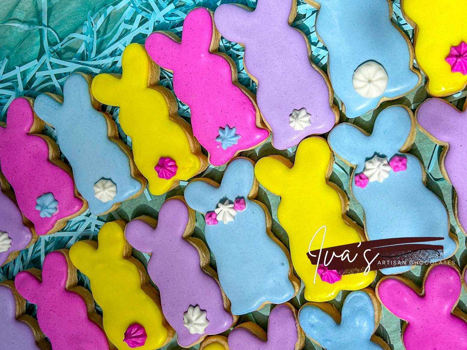 Easter Cookies (Colorful rabbits) - Image 4