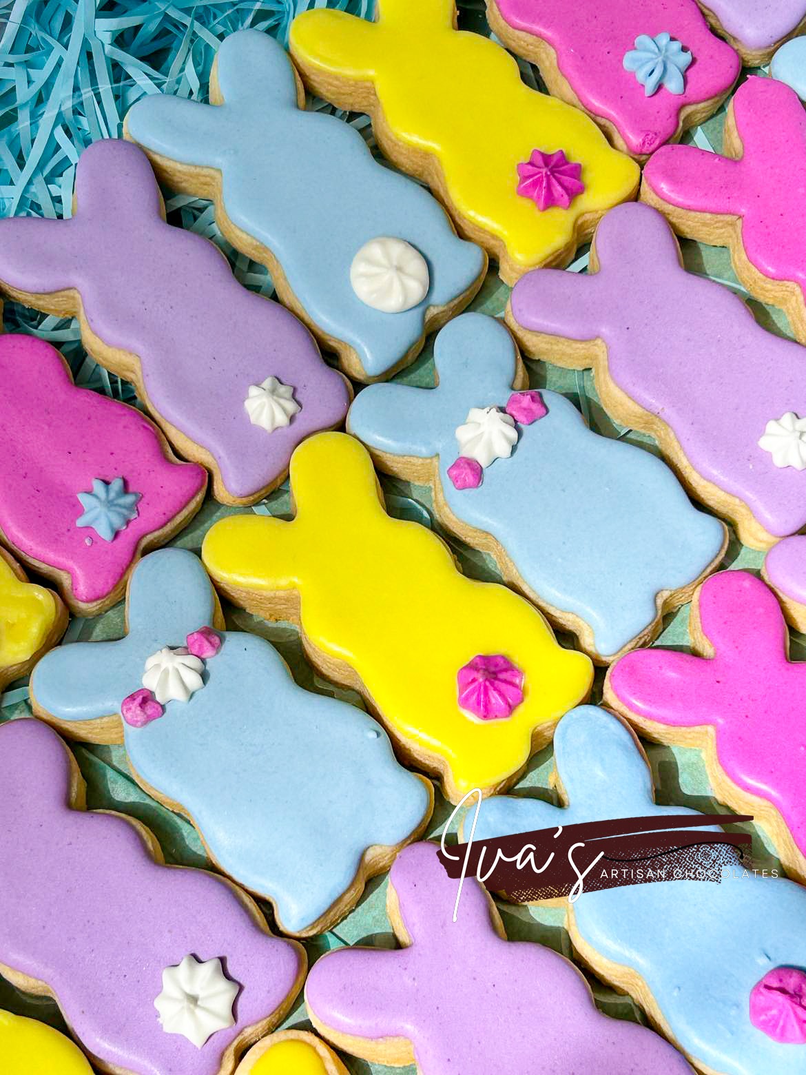 Easter Cookies (Colorful rabbits) - Image 3
