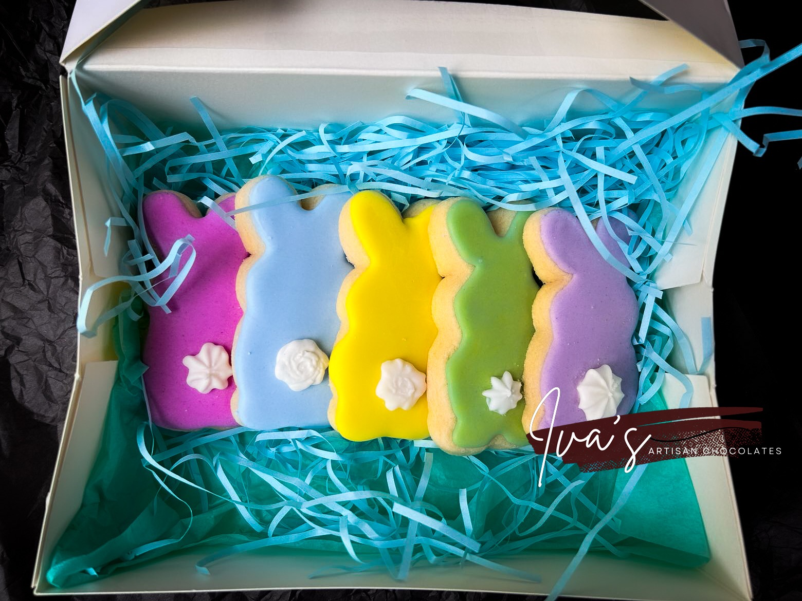 Easter Cookies (Colorful rabbits) - Image 2