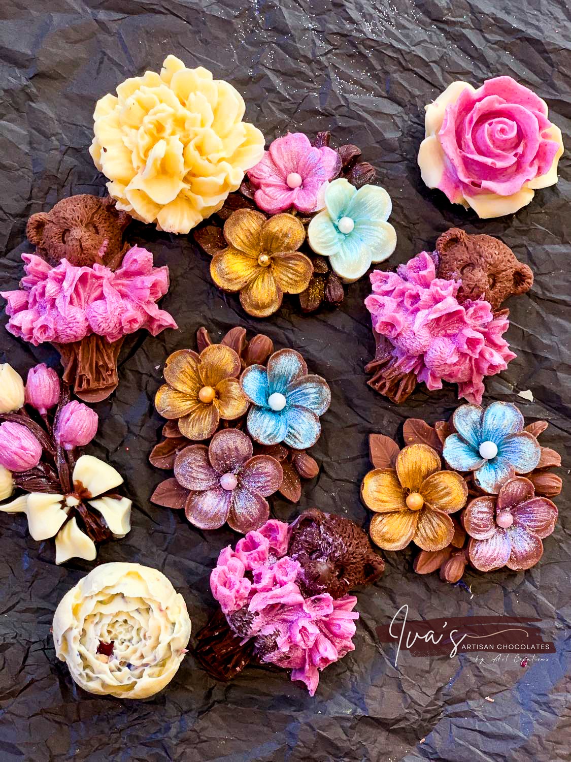 "Bouquet" Chocolate Box - 6 chocolates - Image 2