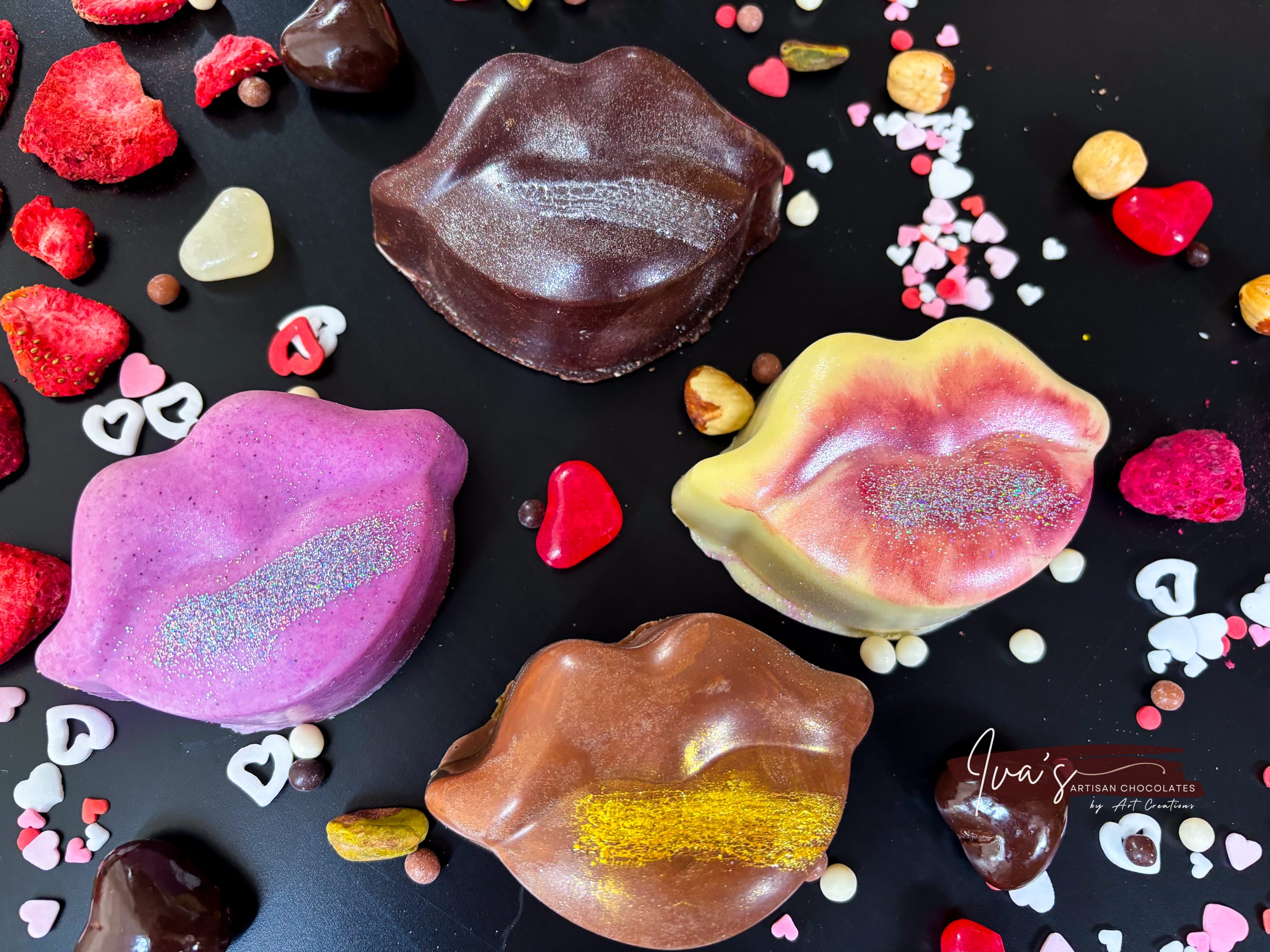 Sweet Whispers Collection - Lips Chocolate set