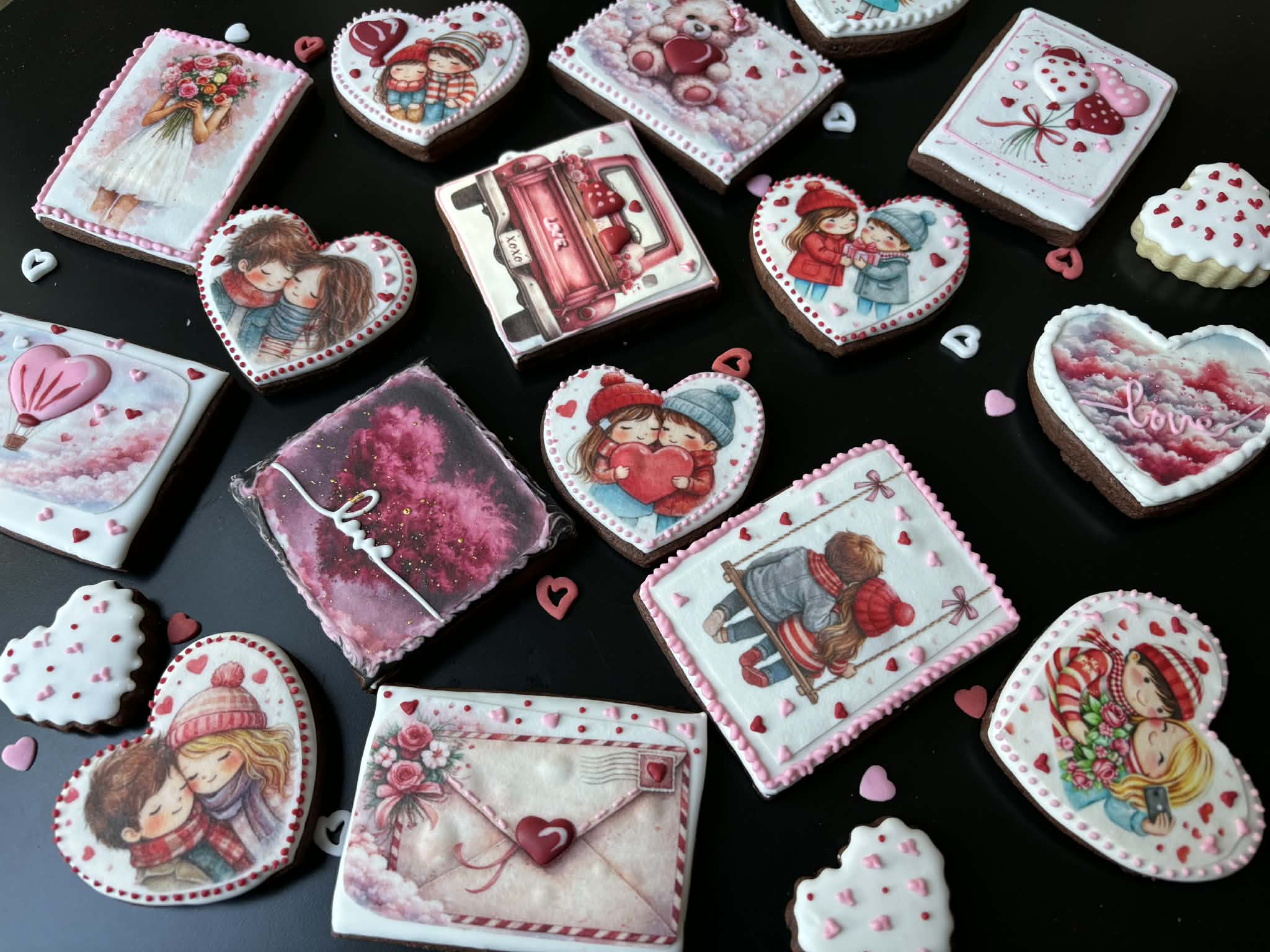 "Romance on Canvas" cookies set (5) - Image 7