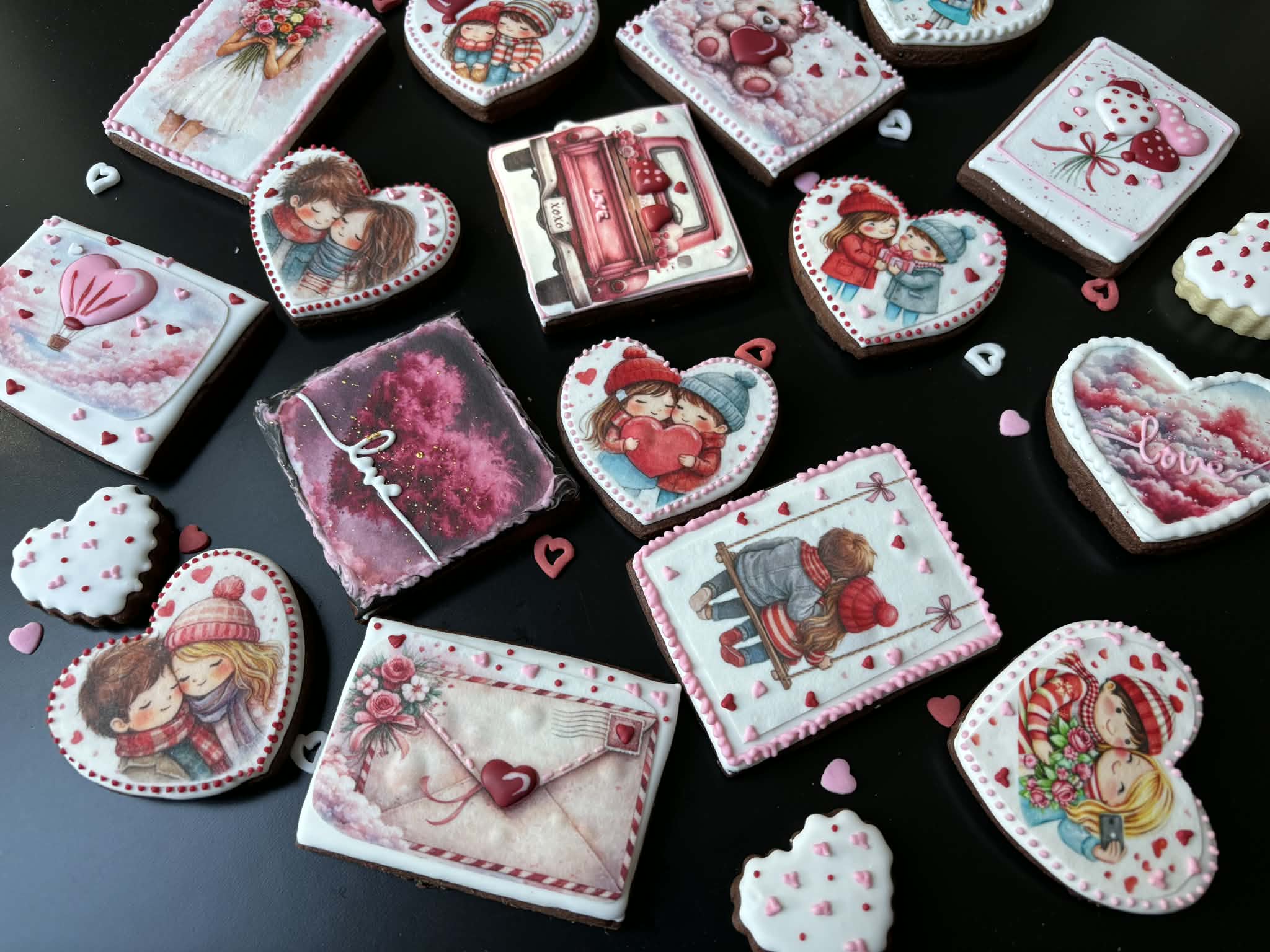 "Romance on Canvas" cookies set (5) - Image 8