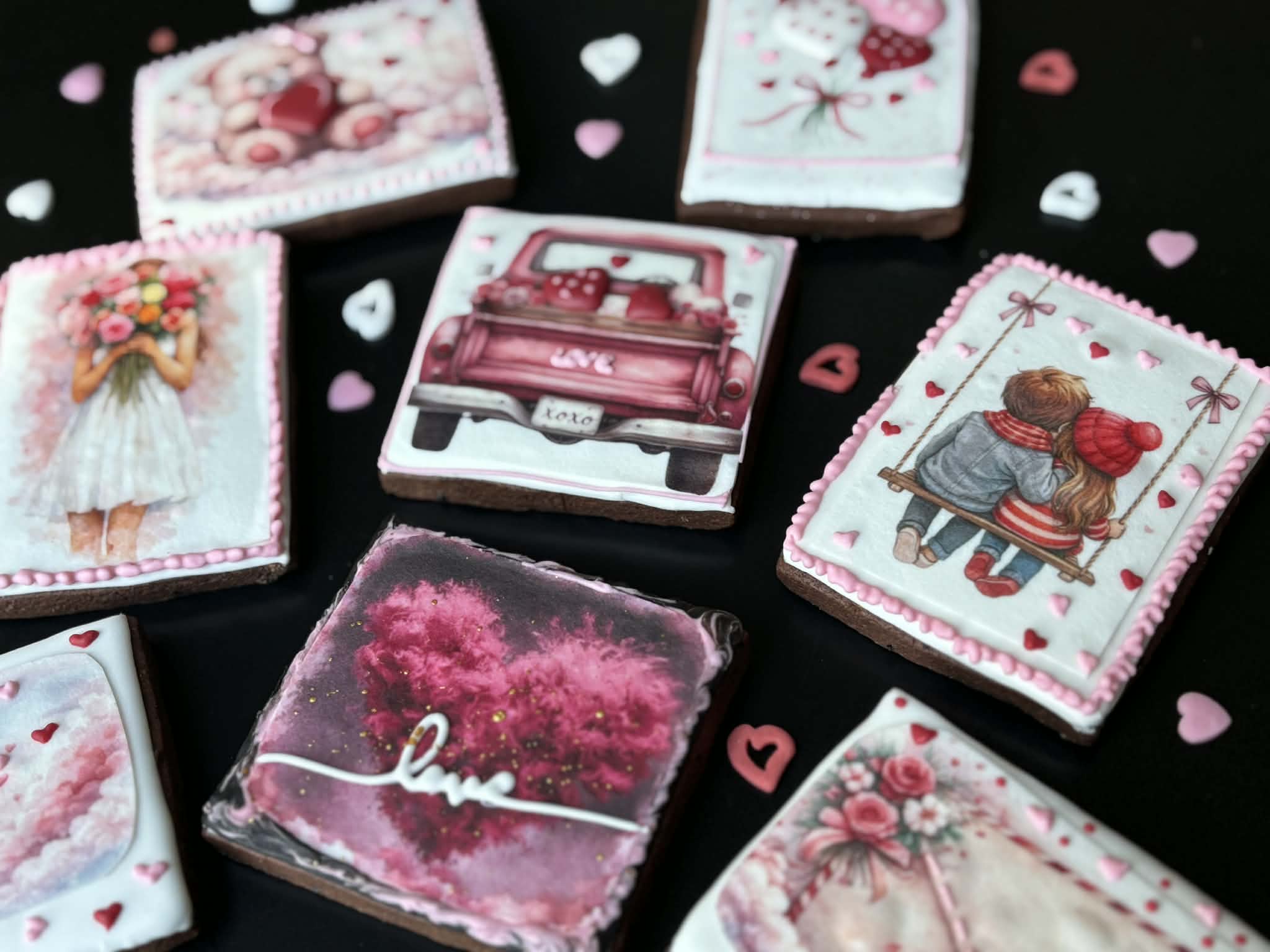 "Romance on Canvas" cookies set (5) - Image 4