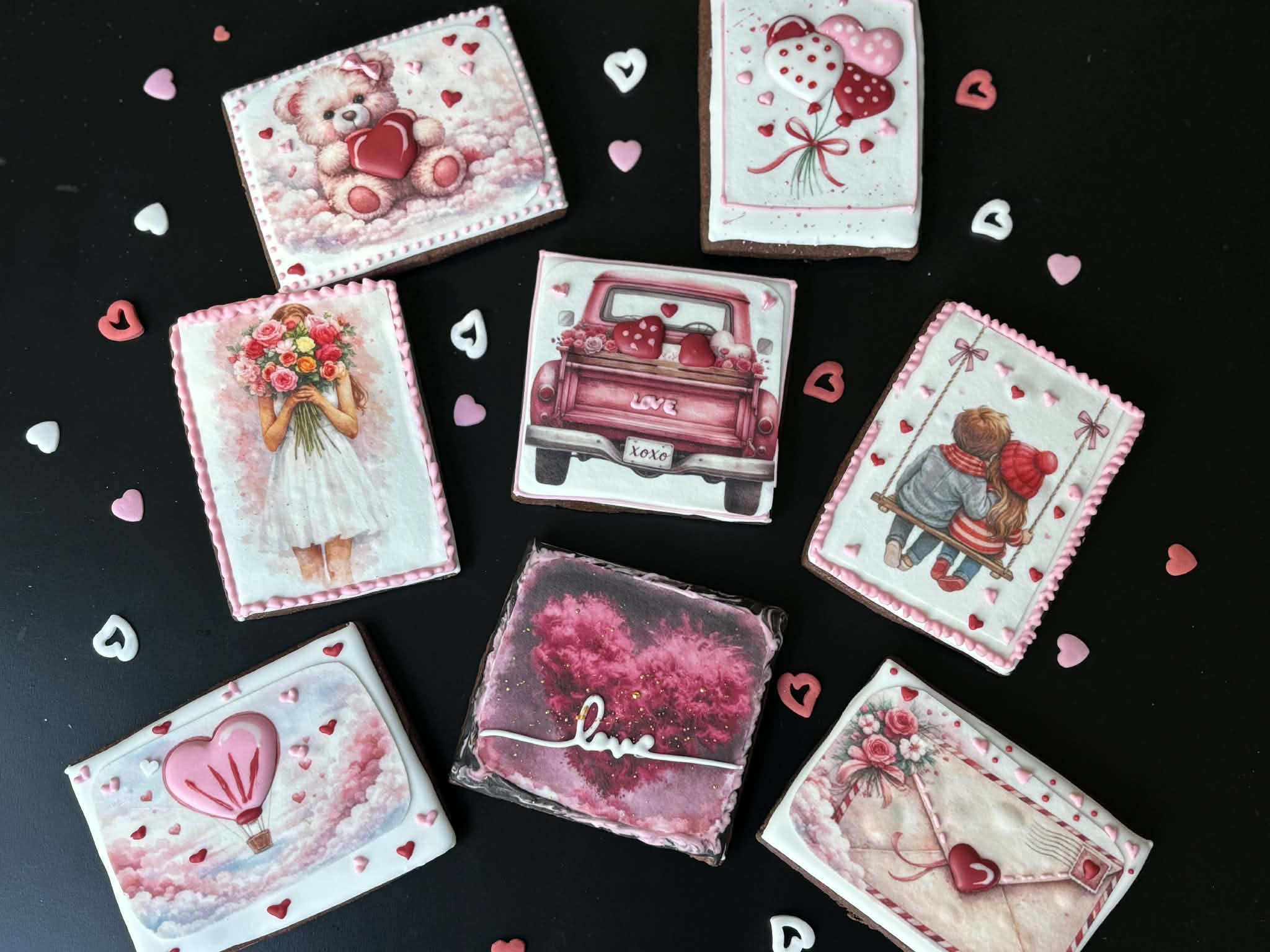 "Romance on Canvas" cookies set (5) - Image 5